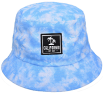 Tie Dye Bucket Hat- California