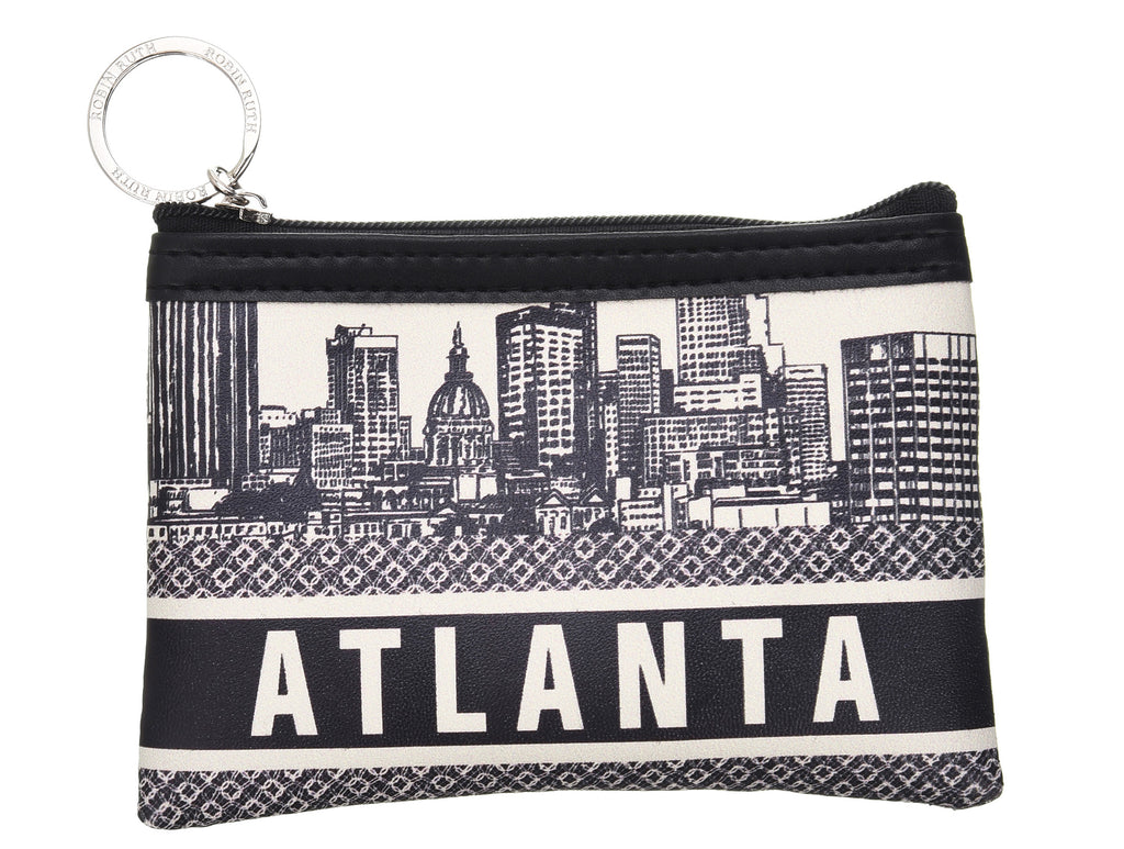 Atlanta Coin Purse Black White robinruthstore