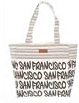 Native Small Canvas Bag- San Francisco